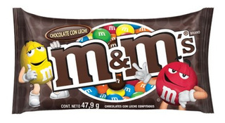 M&M MILK CHOCOLATE 47.9 G.