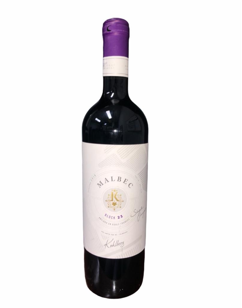 KOHLBERG MALBEC 750 ML.