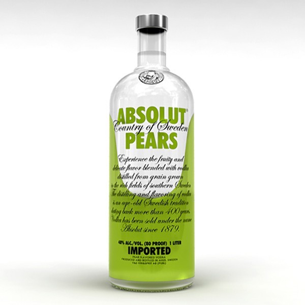 ABSOLUT PEARS 1 LITRO