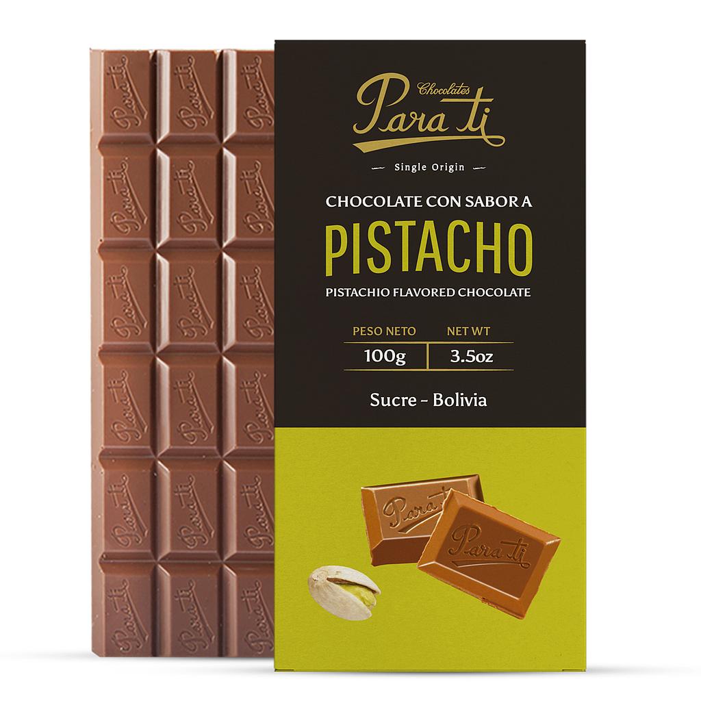 [020010877] PARA TI TABLETA PISTACHO 100G