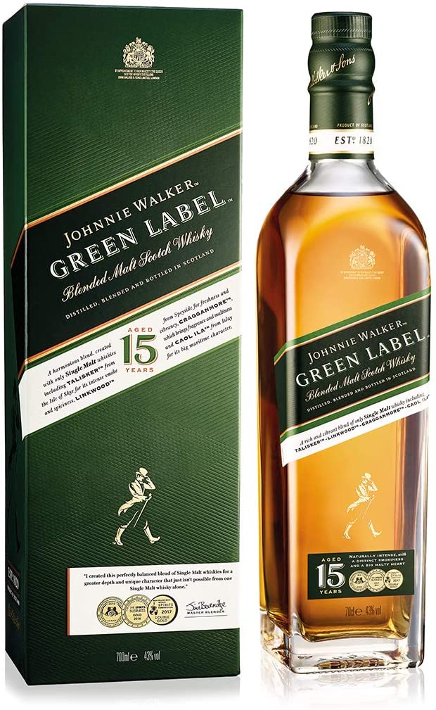 [010180042] J.W. GREEN LABEL 15 AÑOS 750 ML.