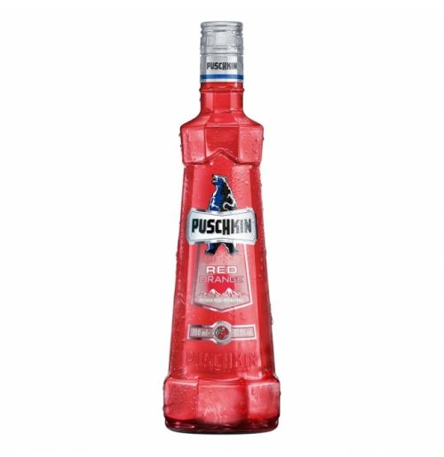 [010020288] PUSCHKIN VODKA RED ORANGE 1 L