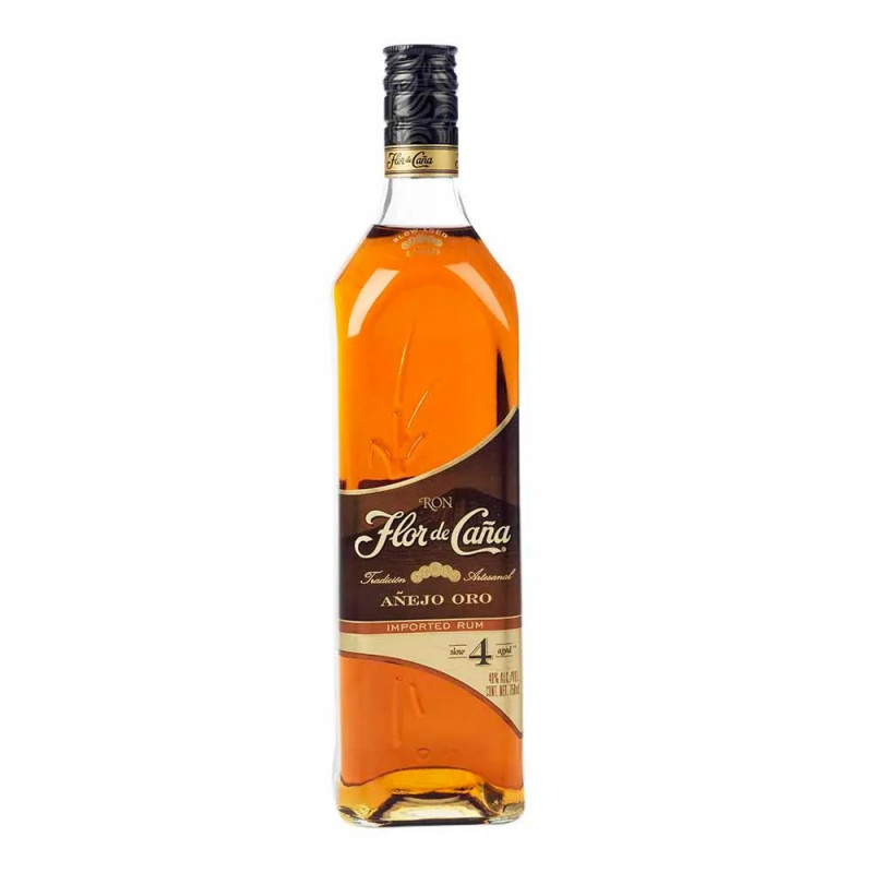 [010010206] FLOR DE CAÑA 4 AÑOS GOLD 1L