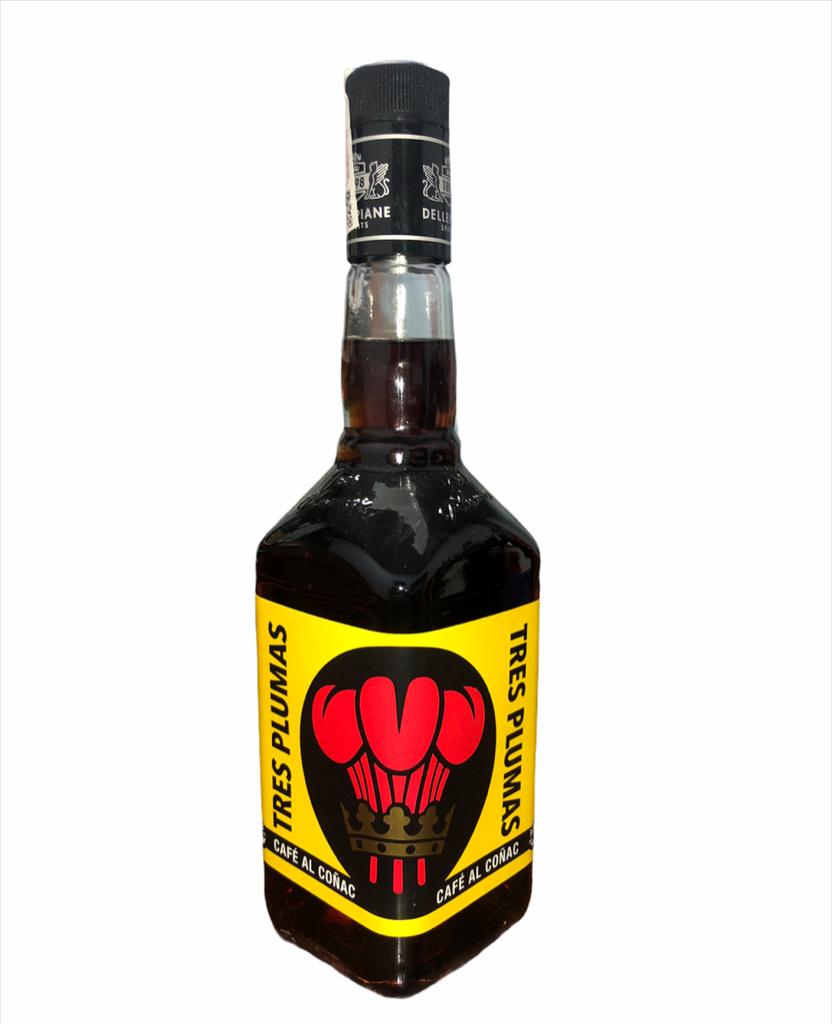 [010170248] TRES PLUMAS CAFE CONAC 750ML