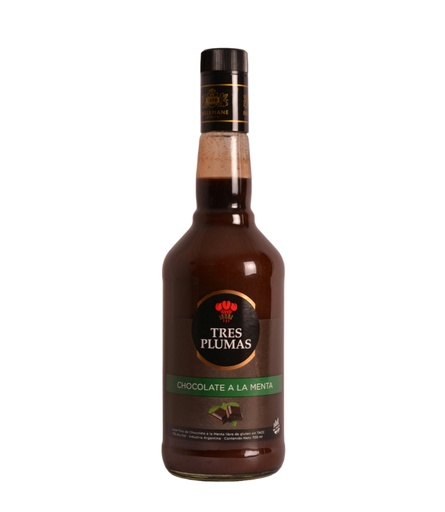 [010170242] TRES PLUMAS CHOC. MENTA 700ML
