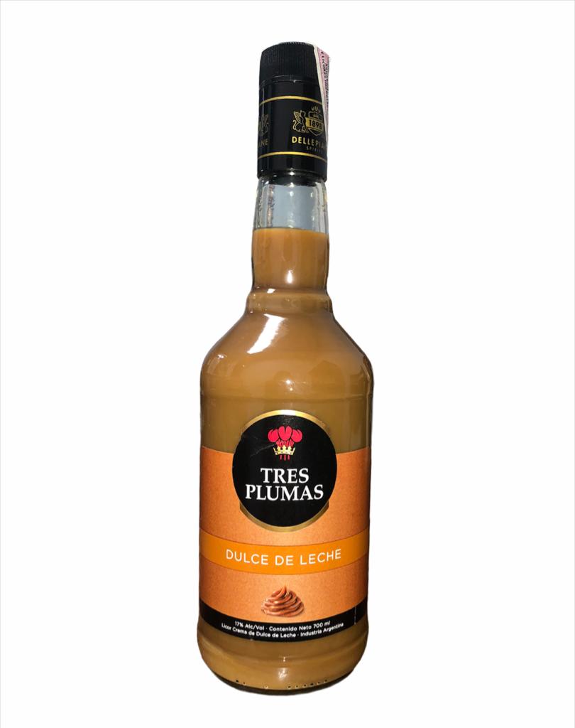 [010170152] TRES PLUMAS DULCE DE LECHE 700ML