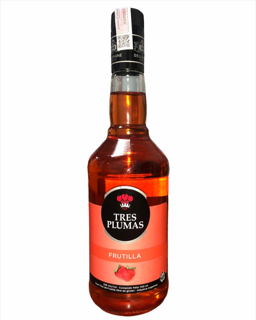 [010170136] TRES PLUMAS FRUTILLA 700ML