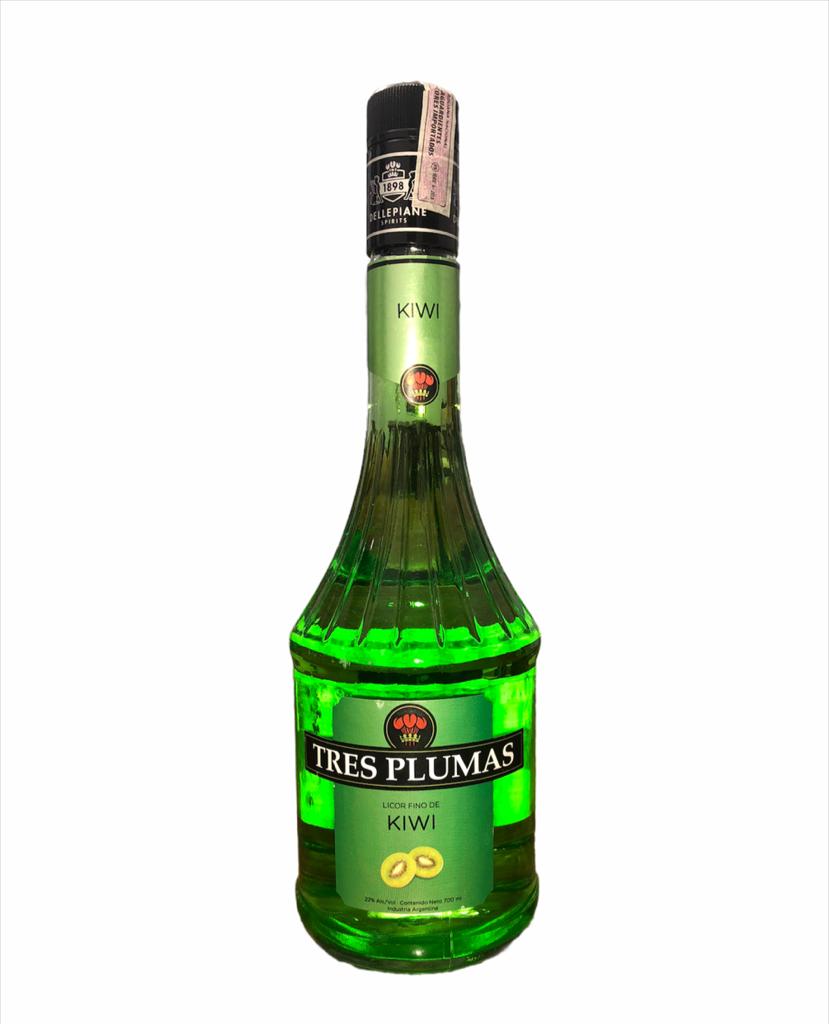 [010170329] TRES PLUMAS KIWI 700 ML