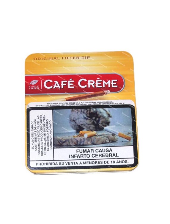 [050030412] CAFE CREME FILTER TIP X10