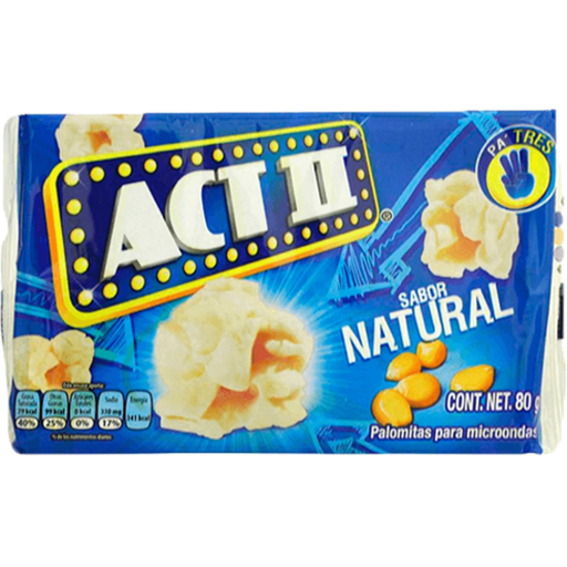 [020030005] ACT II PIPOCA NATURAL 91 G
