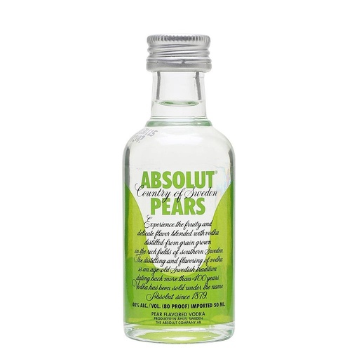 [010020097] ABSOLUT PEARS MINIATURA