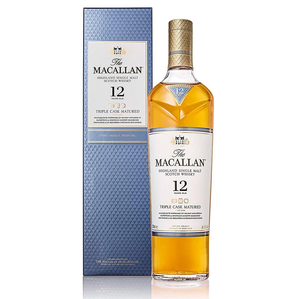 [010180384] MACALLAN 12 YEARS TRIPLE CASK 700 ML