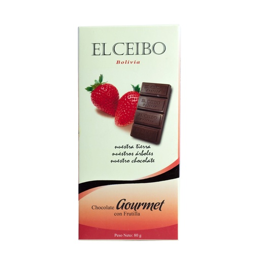 [001626] EL CEIBO GOURMET FRUTILLA 80g
